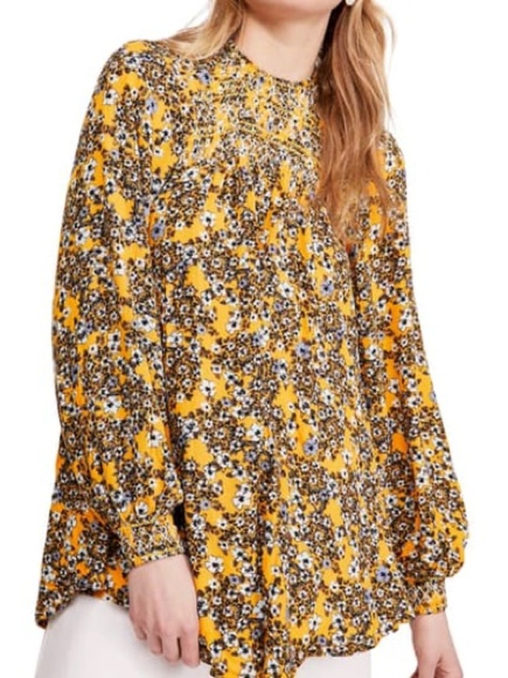 Free People Flowers in Her Hair Top